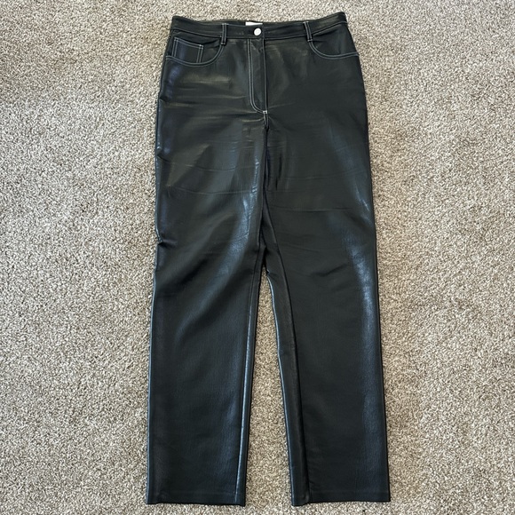 Wilfred Melina pant from Aritzia, black with white stitching. size 12. - Picture 1 of 3